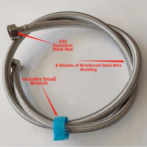 XINFANGCHENG | Burst-Proof High-Pressure 304 Stainless Steel Flexible Hose 4-Inch