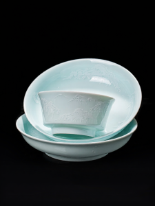 mornenjoy | Underglaze Color GaoBai Porcelain Dinnerware Set