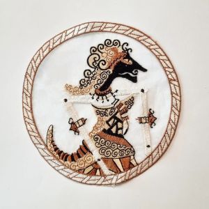 bordir wayang coin