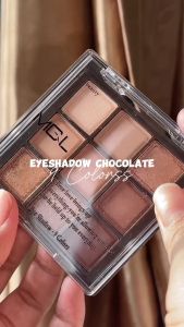 [BPOM] Eyeshadow Chocolate 9 Color Korean Pallete Pigmented Longlasting