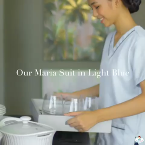 NN Softease Fabric Scrub Separates- Maria Top for Doctors Nurse Spa Clinic Household Yaya Nanny Uniform