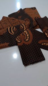 Bahan batik kain batik truntum kuncoro bawahan rok kebaya sogan solo klasic mewah