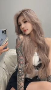 อัตราหันหลัง100% สีผมเกิร์ลกรุ๊ป สีย้อมผม การระบายสีอย่างรวดเร็ว - การระบายสีที่สม่ำเสมอ ไม่จำเป็นต้องฟอกขาว ยาย้อมผม ยาย้อมผมออแกนิ ยาย้อมผมแบบสระ