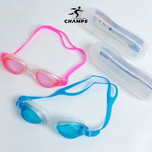 Kacamata Renang Anak CHAMPS CH-402 Anti-Fog - Fitur Ukuran Anak & Tunggal - Anti-UV
