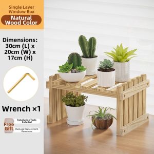 Multi-Purpose Flower Display Shelf