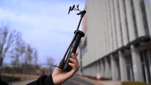 Ống Bơm Xe Đạp Leo Núi Mini Áp Suất Cao 80Psi Có Đế Tiện Dụng Chính hãng  WEST BIKING