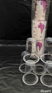 GELAS PLASTIK 220ML/AQUA GRAPE GELAS KOPI 1 DUS ISI 40 SLOP 2000PCS TERMURAH