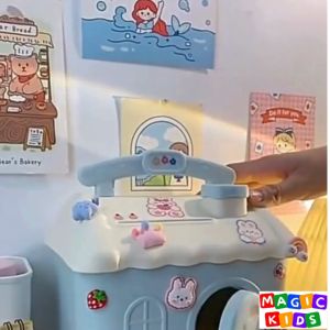 Magic Kids Cute House Money Saving Box Cute Cottage Saving Coins Banknotes Birthday Gift for Kids