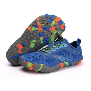 เด็กรองเท้า Aqua ชายหาดแห้งเร็ว Barefoot รองเท้าน้ําเด็กผู้หญิงระบายน้ําว่ายน้ํารองเท้าแตะดําน้ําพายเรือท่องกีฬา Wading รองเท้าผ้าใบ