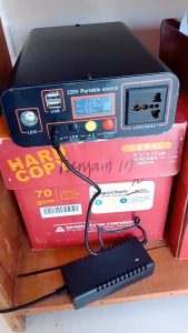 Portable Power Station 300W 220V Solar Generator 96000mAh Emergency Power Supply | Outdoor Camping Battery Backup for Laptop Fan TV Mini Fridge
