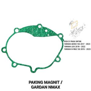 Paking Magnit / Gardan NMax - Packing Gasket Magnet Dalam Kanan Gearbox Gigi Rasio Transmisi CVT Yamaha Aerox N-Max Lexi Lexy 155