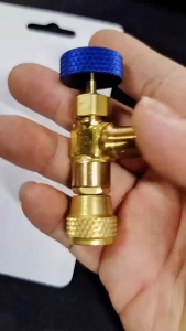 FF Katup Pengaman Pengisian AC Rumah Tangga Sakelar Tangan Antibeku Katup Berfluorinasi COD