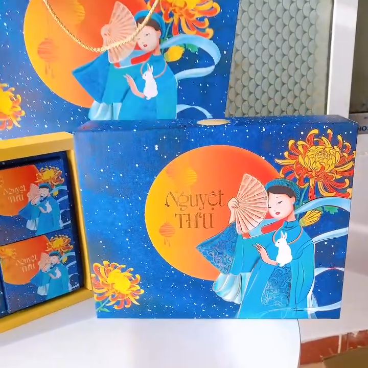 Vỏ hộp Trung Thu 2-4 bánh mẫu mới nhất năm 2023 - Vỏ hộp bánh Trung Thu ...