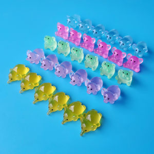 ตุ๊กตาลูกช้างรุ่นเล็กที่แสงสว่างในเวลากลางคืน ตุ๊กตาสัตว์จำลองน่ารัก ของเล่นสำหรับผู้ชายและผู้หญิง อายุ 14 ปีขึ้นไป