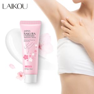 Laikou SAKURA Underarm Cream เข่าก้นผิวคล้ําปรับปรุงเมลานินสีเกาหลี Skin Care ผลิตภัณฑ์ 30g