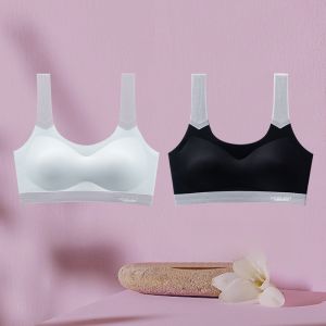 MiiOW | Cat Girl Teenage Sports Bra Seamless Underwear For Junior And Senior High School Students Girls Small Vest No Trace