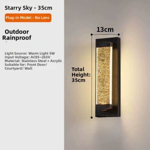 GUAIJUE | Solar Waterproof Bright Up Down Outdoor Wall Light