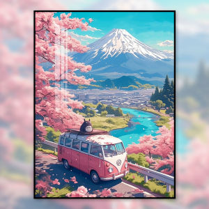 Totoro Cross Stitch New Thread Embroidery Miyazaki Living Room with View Bedroom Decompression Handmade Point Stickers Rhinestone Stone Painting Full Diamond