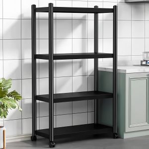 Jiaxu | Multifunctional Carbon Steel Multi-level Storage Rack for Kitchen