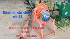 Máy Xay CỏChuối Nhỏ MịnLát Làm Thức Ăn Chăn Nuôi TrâuBòGàVịtCá...