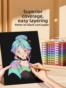 Creative Art Use Non-bleed Layerable Student Markers Set