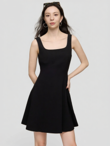 Gap | Elastic Square Neck Sleeveless Dress