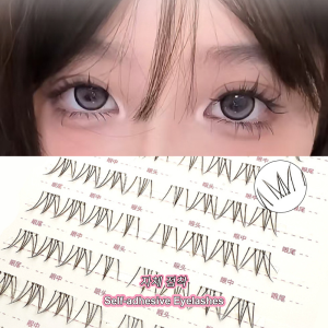 8Rows 60 Clusters Under Lashes Air Lower Eyelashes Natural Soft Large Capacity Bottom Eyelashes Makeup