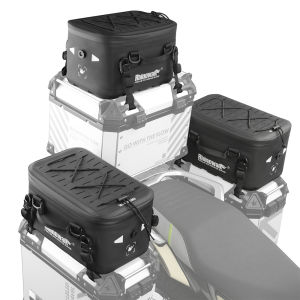 Rhinowalk Motorcycle Box Bag 100% Waterproof Quick Release 16L Large Capacity Wear-Resistant Drop-Resistant HDPE Support Board Three-Dimensional Protection Items Shock Keep Warm And Cold Travel Storage Tail Pack Motorcycle Accessories