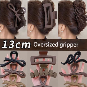 1 PCS Large Matte Hair Claw Clip Elegant Korean Style Hair Barrettes Fashion Hair Accessories for Women Girls