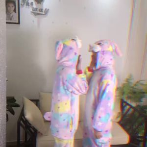Pokemon Flannel XINGX Rabbit Man and Woman Cartoon Animal Pajamas Homewear Costume