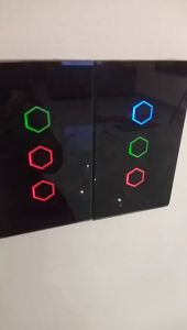 Công Tắc Thông Minh Hunonic Luxury Hình Vuông 1~4 Nút Điều Khiển Từ Xa Bằng Điện Thoại Sử dụng BLE