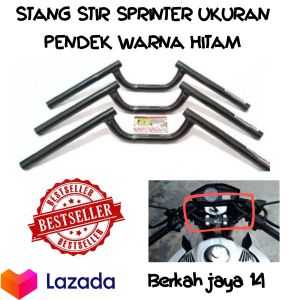 STANG SPRINTER YAMAHA HONDA STIR UKURAN PENDEK WARNA CHROME PUTIH HITAM BAHAN BESI TEBAL HARGA MURAH BARANG BERKUALITAS PROMO DISKON TERLARIS