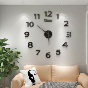 Jiaxun | 3D Stylish Living Room Wall Clock