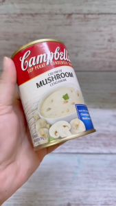 CAMPBELL’S [Lon NẤM 290g] SÚP KEM NẤM [MALAYSIA] Condensed Soup Cream Of Mushroom (HALAL)