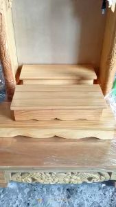 Đôn Dài Mầu Sáng Gỗ Tự Nhiên Kê Tượng Thần Tài Đồ Mỹ NghệPhong Thủy Giá Rẻ