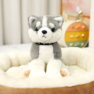 Beast Kingdom | 23cm New Simulation Pet Puppy Doll Stuffed Plush Toy Handmade Doll Cartoon Anime Cute Pillow Childrens Birthday Gift Doll