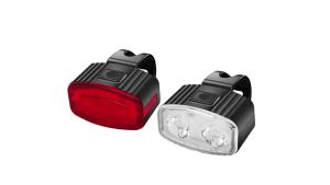 Đèn Trước Xe Đạp LED Siêu Sáng Có Thể Sạc Lại Kèm Bộ Đèn Hậu Cảnh Báo Dành Cho Đi Xe Ban Đêm - Phụ Kiện Đèn Xe Đạp Trước Sau