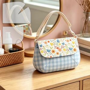 YOMDID 2pcs Lovely Shoulder Bag Sewing Templates DIY Fresh & Vivid Color Crossbody & Handbag Quilting Stencils PET Templates