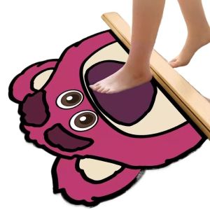 Thickened Cartoon Diatom Mud Bathroom Absorbent Floor Mat Quick Dry Toilet Bathroom Anti-Slip Mat Foot Pad Home Use Rug