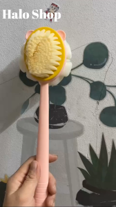 Cây Chà Lưng 2 Đầu Bông Mềm Mại Tạo Bọt Mịn giúp massage Nhẹ Nhàng Thư Giãn Khi Tắm Gội