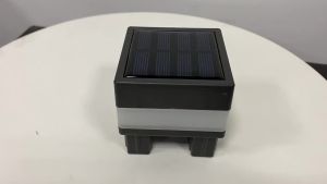 SXH  Solar pillar lamp 70*70 Square Aluminum Fence Pillar Lamp Fence Light Garden Courtyard Landscape Lamp Door Headlight