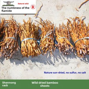 Wild Bamboo Shoots Dried 250g Original Flavor No Salt Small Farm Goods Special Products from Shennongjia Hubei Province China