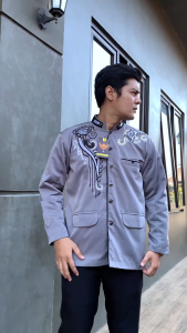 SKN Atasan Muslim Jaskoko Motif JALU M L XL XXL 3L 4L Super Jumbo Baju Koko Pria Modern Kain High Twist Premium Terbaru Kekinian Semi Jas Jazkoko Bordir Timbul