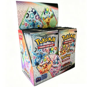 Bandai | 360Pcs Anime Trading Cards Prismatic Evolutions Crystal Eevee English Booster Box Battle Game Collectible Hobby Gift