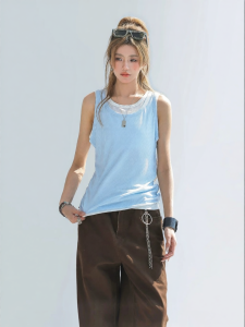 Layered Look Tank Top for Women