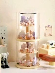 กล่องเก็บฟิกเกอร์ ชั้นวางโมเดล หมุนได้ 360° ชั้นวางตุ๊กตา กล่องฟิกเกอร์ ชั้นวางฟิกเกอร์ ตู้โมเดล ตู้โชว์ตุ๊กตา-073