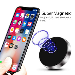 Magnetic Phone Car Holder Universal Magnetic Mount Bracket Stick on Car Dashboard Wall Support GPS for iPhone Huawei Samsung S23