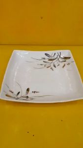 Đĩa sứ hình vuông nội địa Nhật size 27cm (mã 916)
