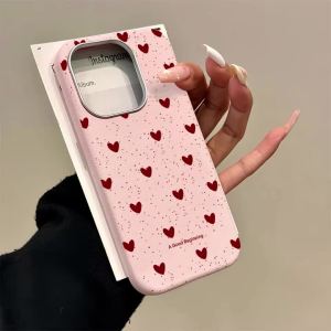 Ốp Điện Thoại Hình Trái Tim INS Dành Cho Xiaomi Redmi Note 12 13 14 Series Sang Trọng Chống Sốc Bảo Vệ Toàn Diện Tương Thích Với Các Mẫu 4G 5G