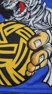 JERSEY TAKRAW WHITE TIGER FREE NICK NAME LOGO DAN SPONSOR